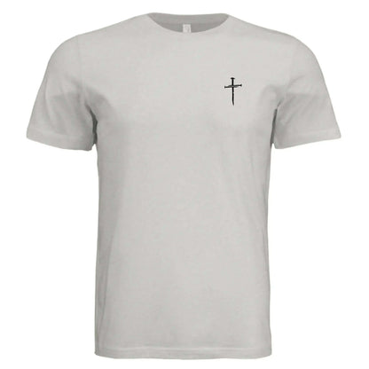 Jesus The Way, The Truth, The Life - John 14:6 Nail Cross T-Shirt - Faith Forged Designs