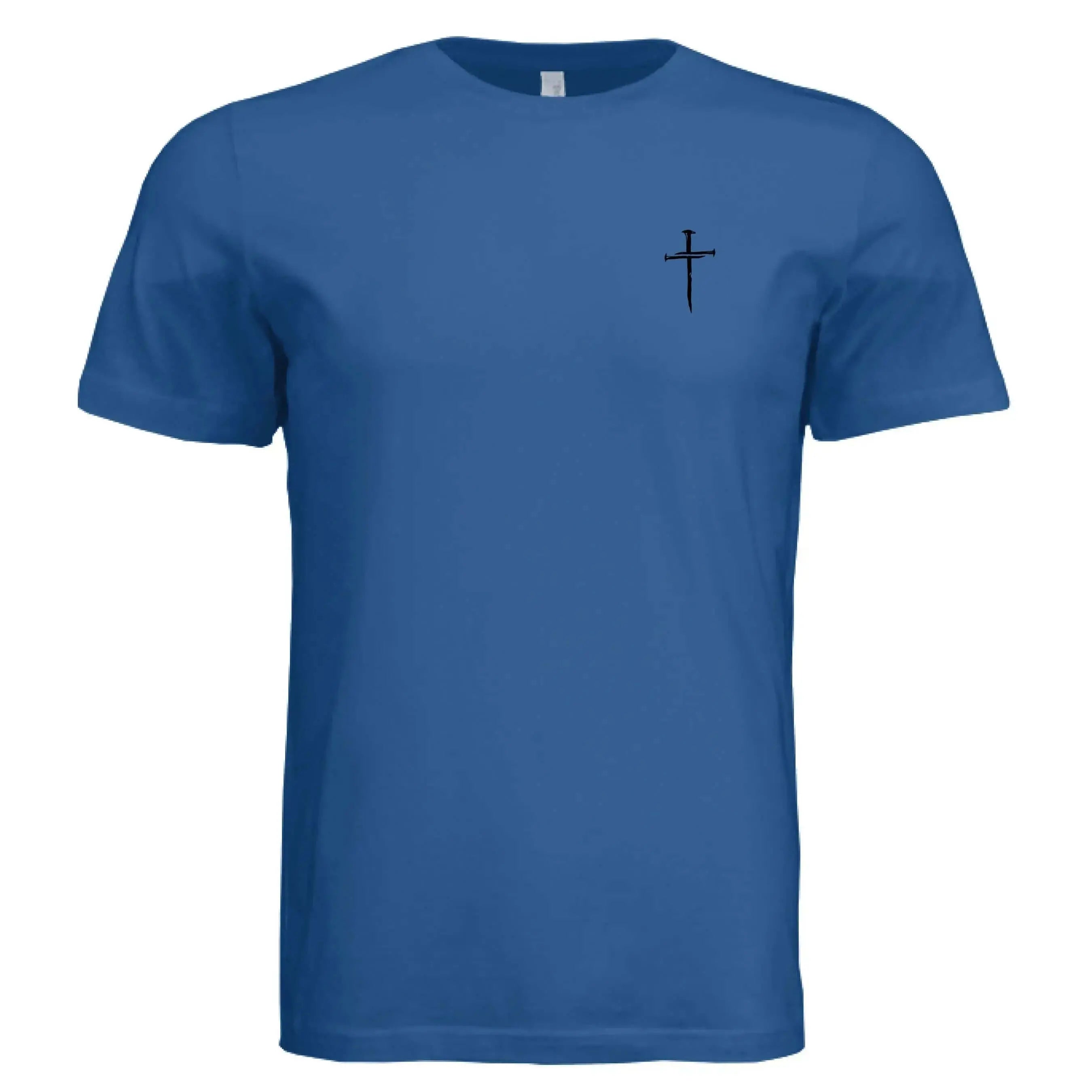 Jesus The Way, The Truth, The Life - John 14:6 Nail Cross T-Shirt - Faith Forged Designs