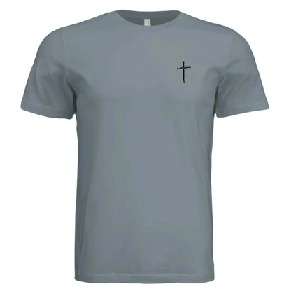 Jesus The Way, The Truth, The Life - John 14:6 Nail Cross T-Shirt - Faith Forged Designs