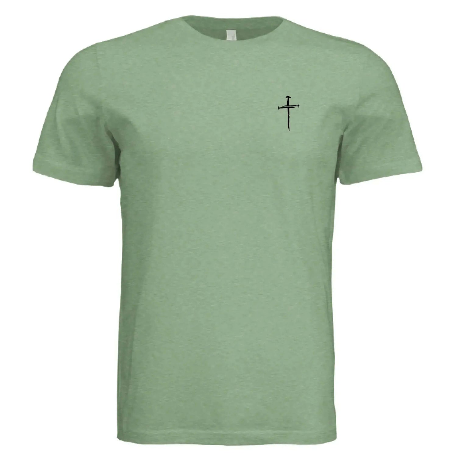 Jesus The Way, The Truth, The Life - John 14:6 Nail Cross T-Shirt - Faith Forged Designs