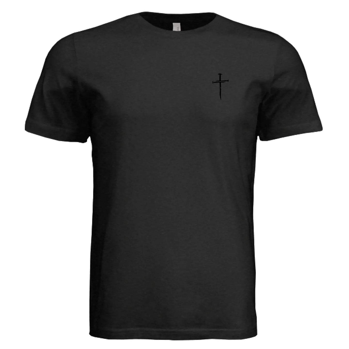 Jesus The Way, The Truth, The Life - John 14:6 Nail Cross T-Shirt - Faith Forged Designs