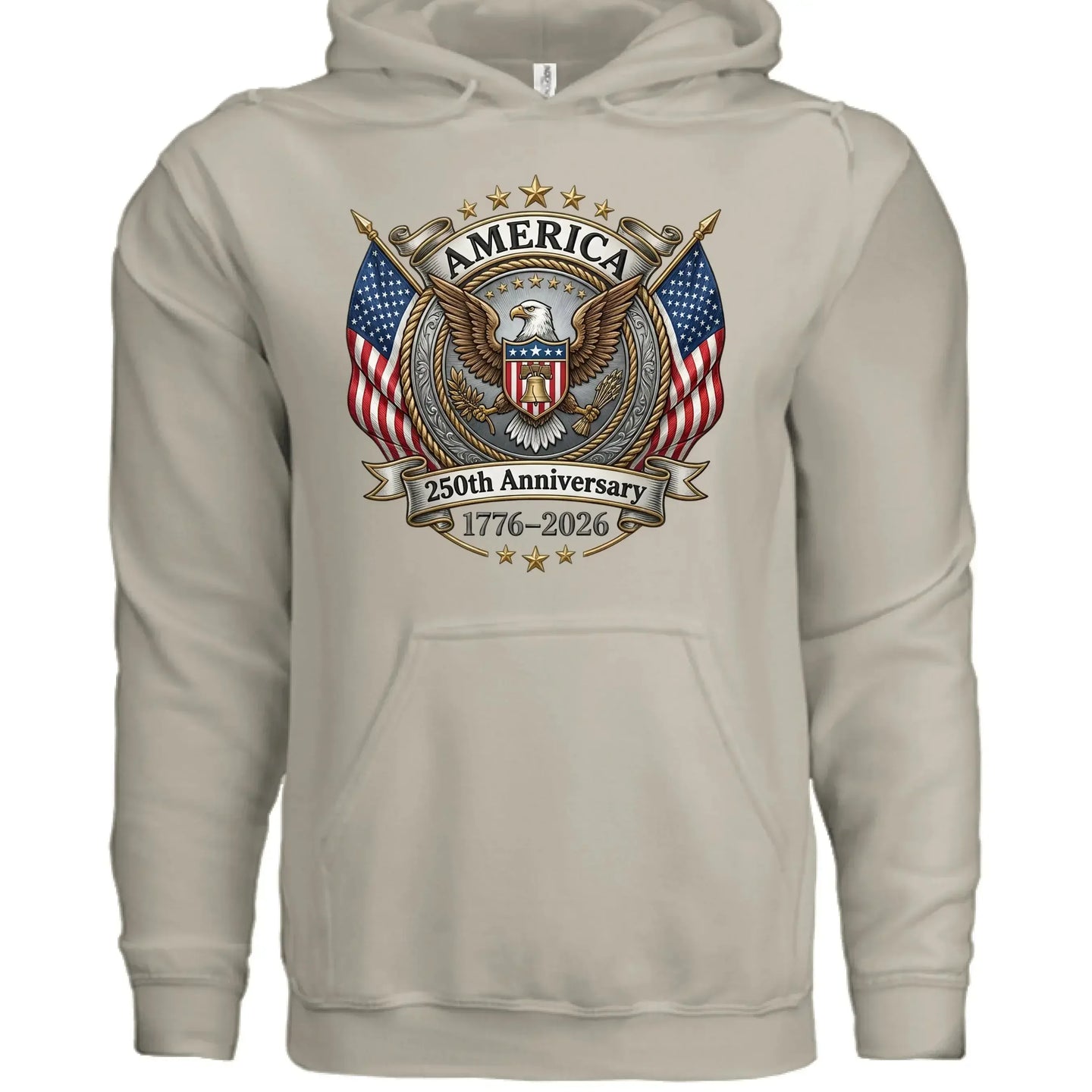 America 250th Anniversary Hoodie | 1776-2026 Semiquincentennial - Faith Forged Designs