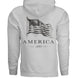 America 250 Years of Freedom - Distressed Flag Hoodie - Faith Forged Designs