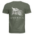 America 250 Years of Freedom - Distressed Flag T-Shirt - Faith Forged Designs