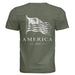 America 250 Years of Freedom - Distressed Flag T-Shirt - Faith Forged Designs