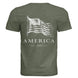 America 250 Years of Freedom - Distressed Flag T-Shirt - Faith Forged Designs