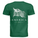 America 250 Years of Freedom - Distressed Flag T-Shirt - Faith Forged Designs