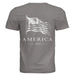 America 250 Years of Freedom - Distressed Flag T-Shirt - Faith Forged Designs