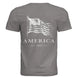 America 250 Years of Freedom - Distressed Flag T-Shirt - Faith Forged Designs