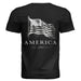 America 250 Years of Freedom - Distressed Flag T-Shirt - Faith Forged Designs