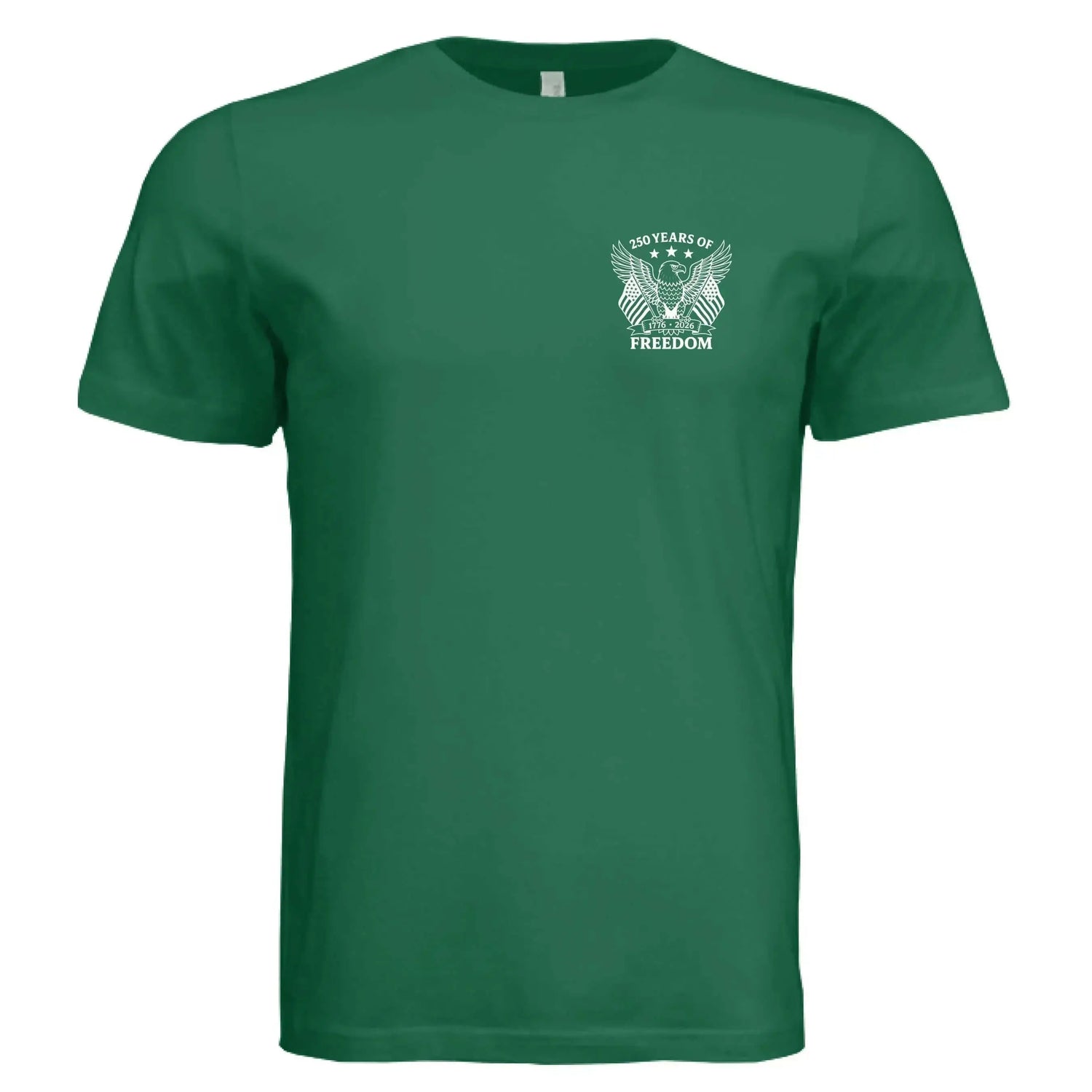 America 250 Years of Freedom - Distressed Flag T-Shirt - Faith Forged Designs