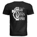Blessed by God, Loved by Jesus, Led by the Spirit - Lion & Cross Back Print T-Shirt - Faith Forged Designs