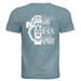 Blessed by God, Loved by Jesus, Led by the Spirit - Lion & Cross Back Print T-Shirt - Faith Forged Designs