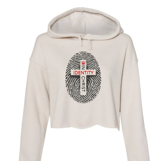 Identity in Christ Cropped Hoodie - Faith Forged Designs