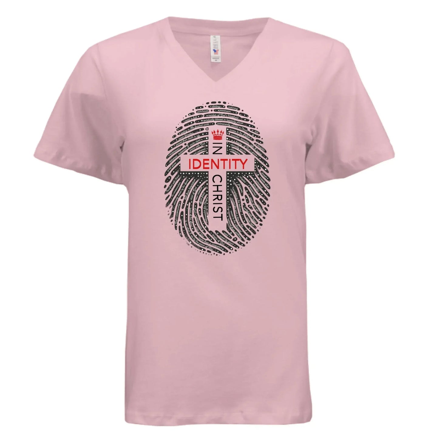 Identity in Christ V Neck - Faith Forged Designs