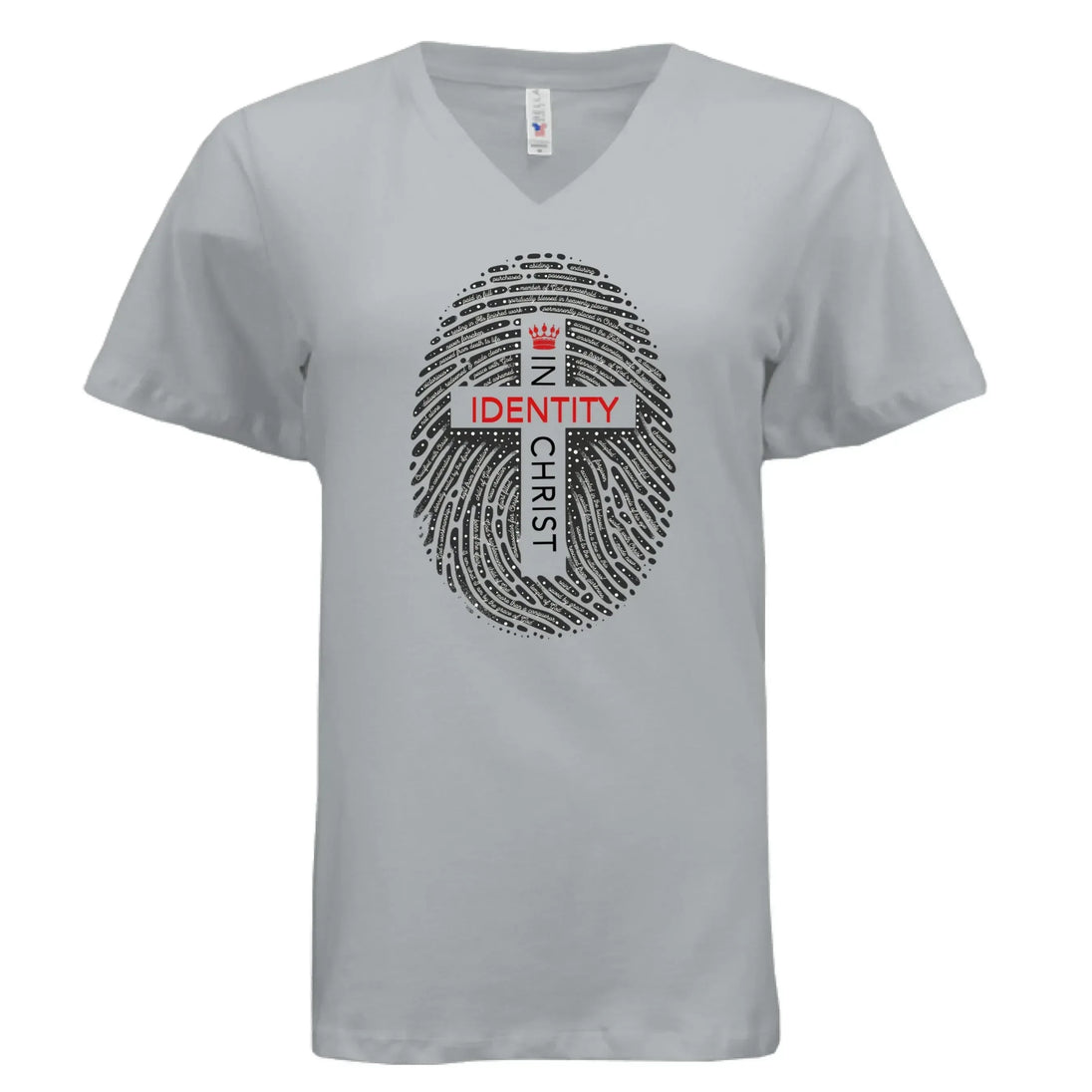 Identity in Christ V Neck - Faith Forged Designs