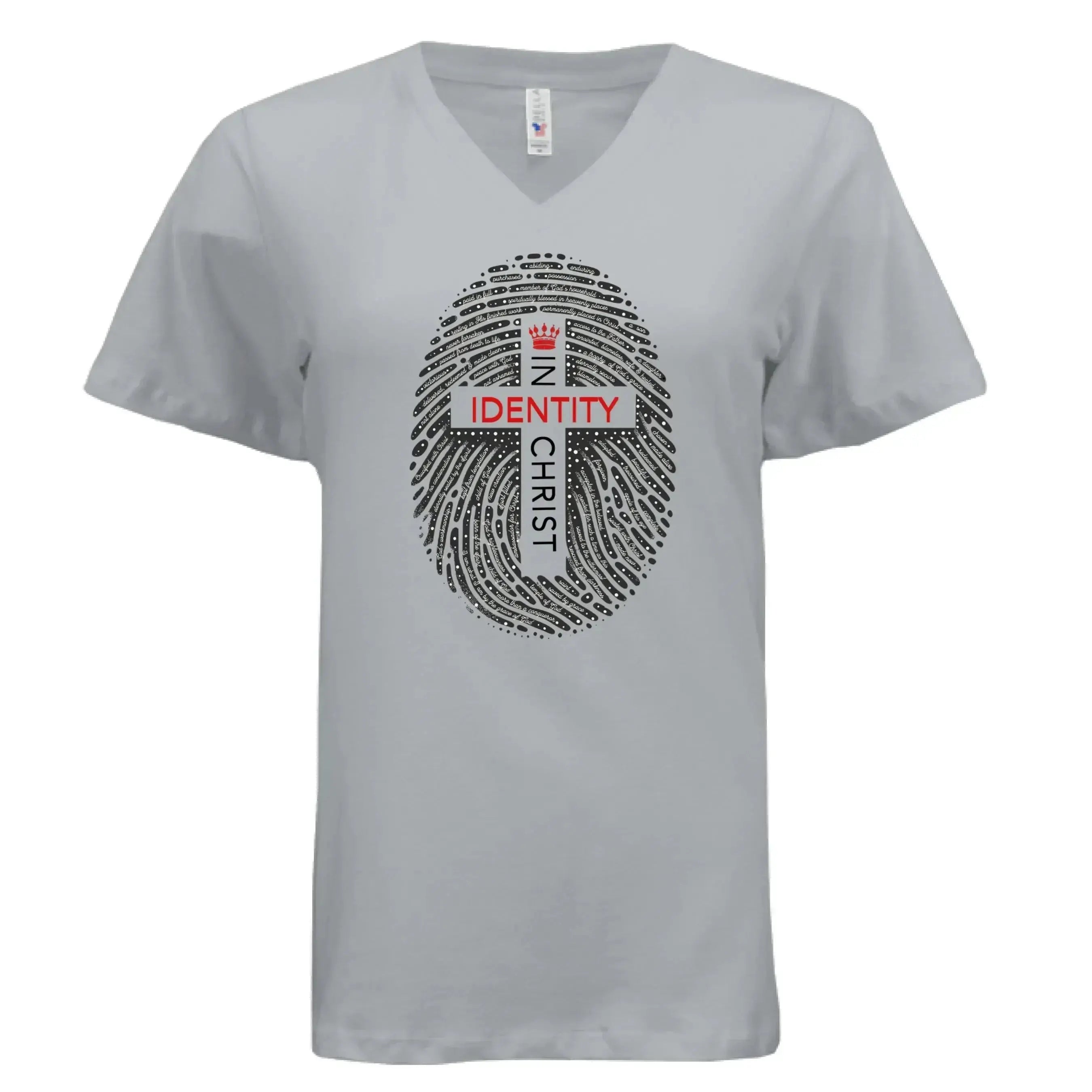 Identity in Christ V Neck - Faith Forged Designs