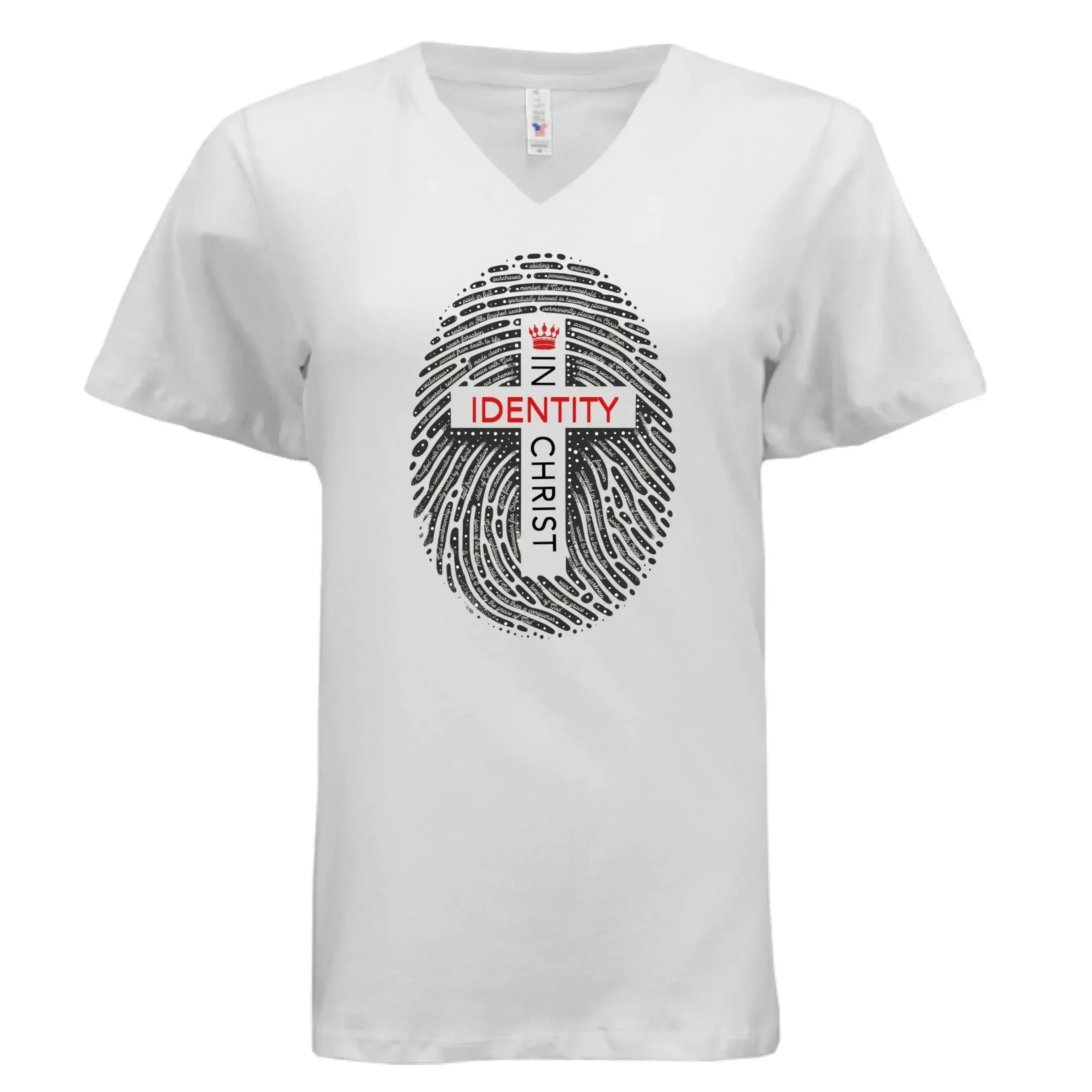 Identity in Christ V Neck - Faith Forged Designs