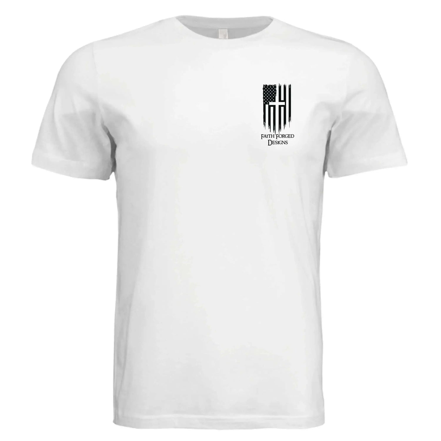 Patriotic Eagle Cross T-Shirt – Faith, Freedom &amp; Honor - Faith Forged Designs