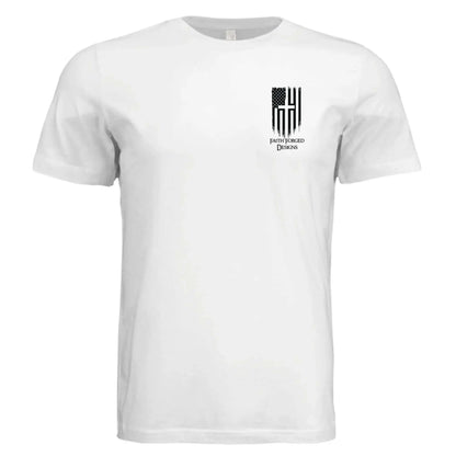 Patriotic Eagle Cross T-Shirt – Faith, Freedom &amp; Honor - Faith Forged Designs