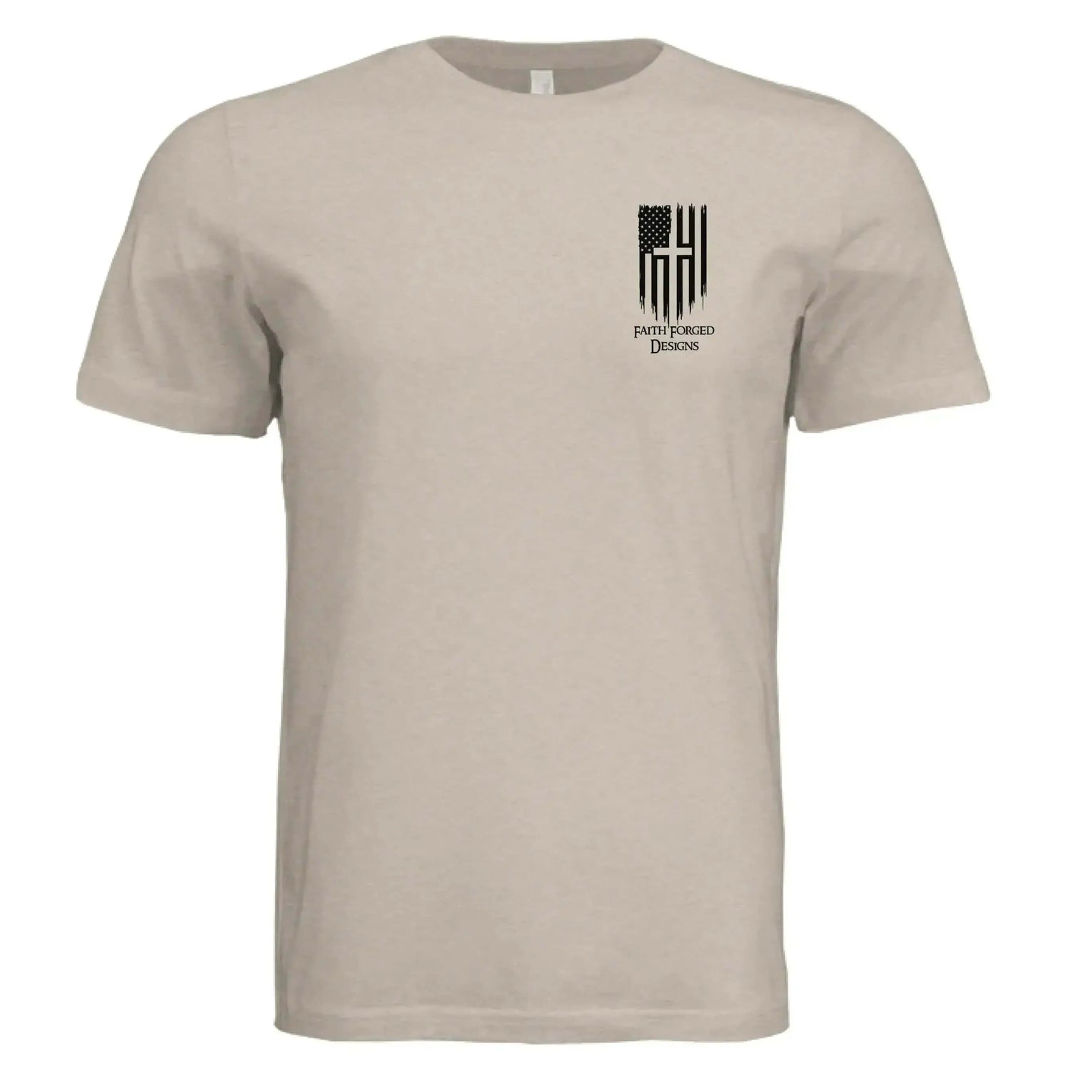Patriotic Eagle Cross T-Shirt – Faith, Freedom &amp; Honor - Faith Forged Designs