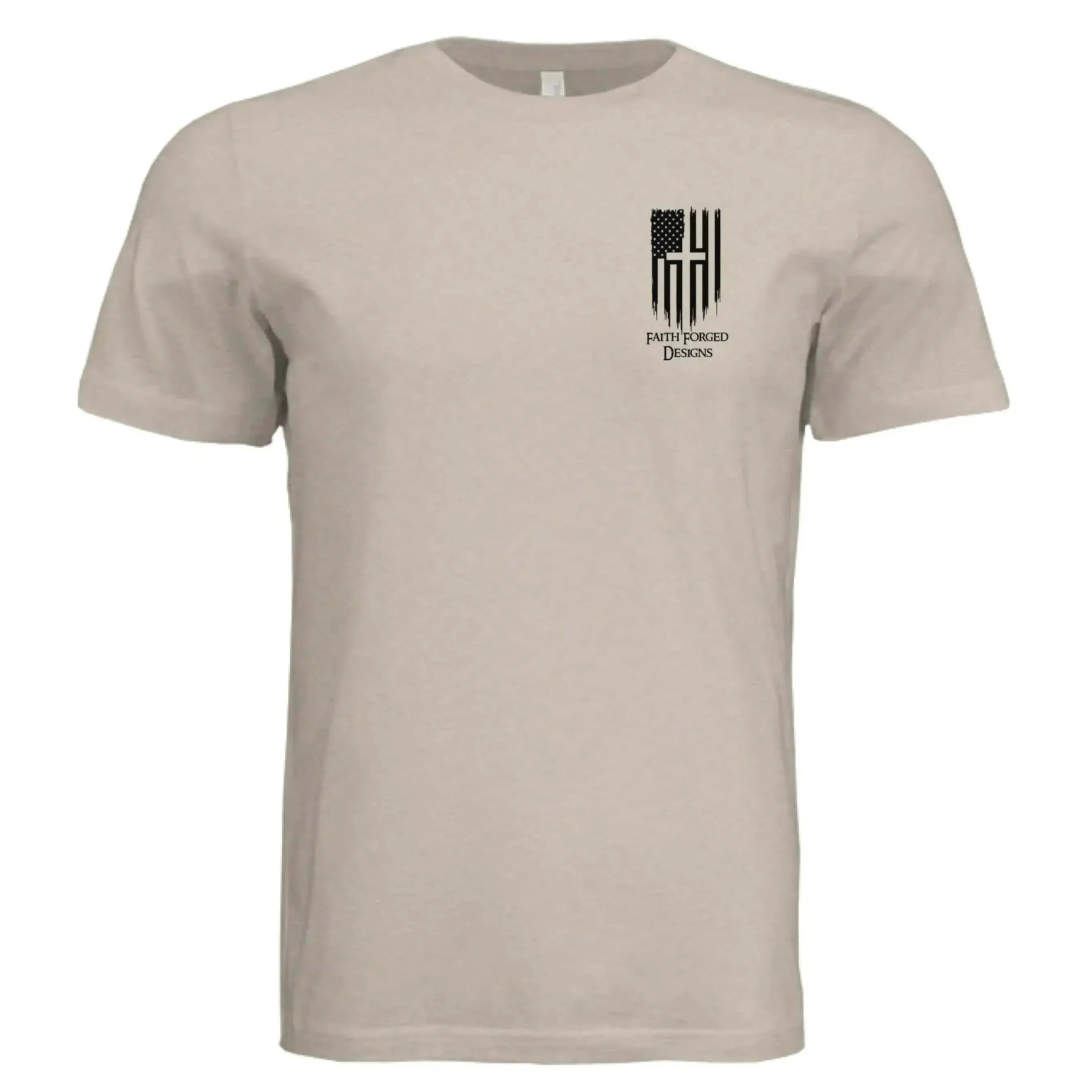 Patriotic Eagle Cross T-Shirt – Faith, Freedom &amp; Honor - Faith Forged Designs