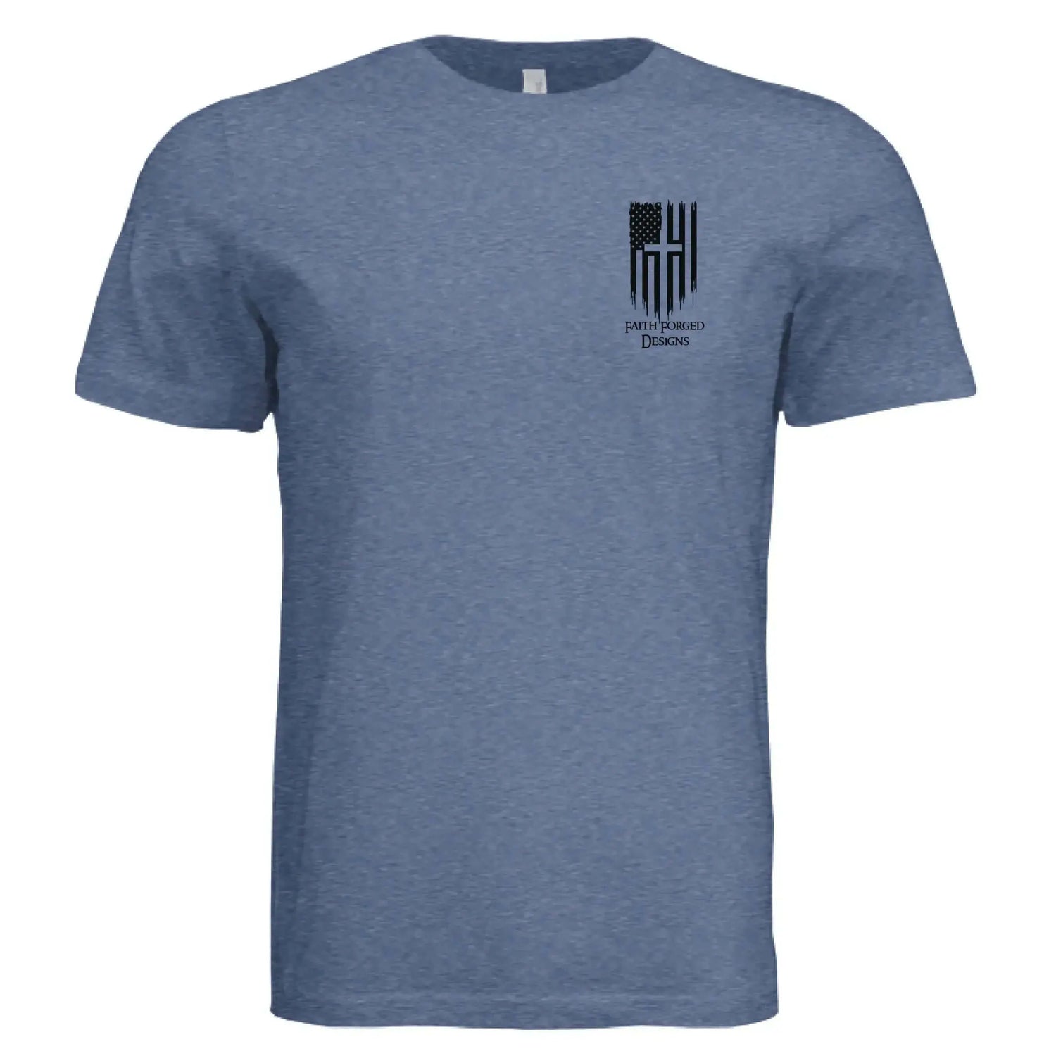 Patriotic Eagle Cross T-Shirt – Faith, Freedom &amp; Honor - Faith Forged Designs