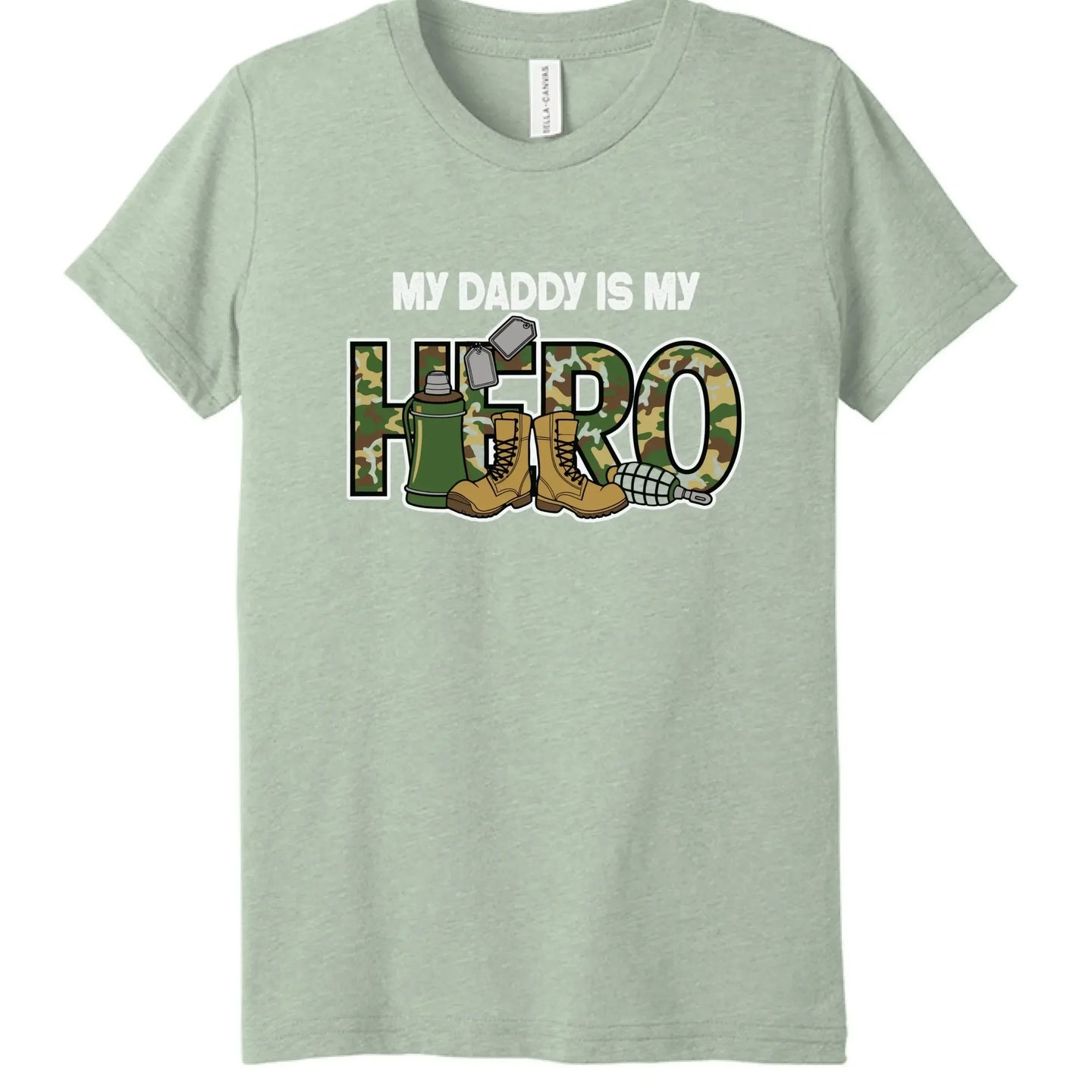 My Daddy Is My Hero Military T-Shirt - Faith Forged Designs