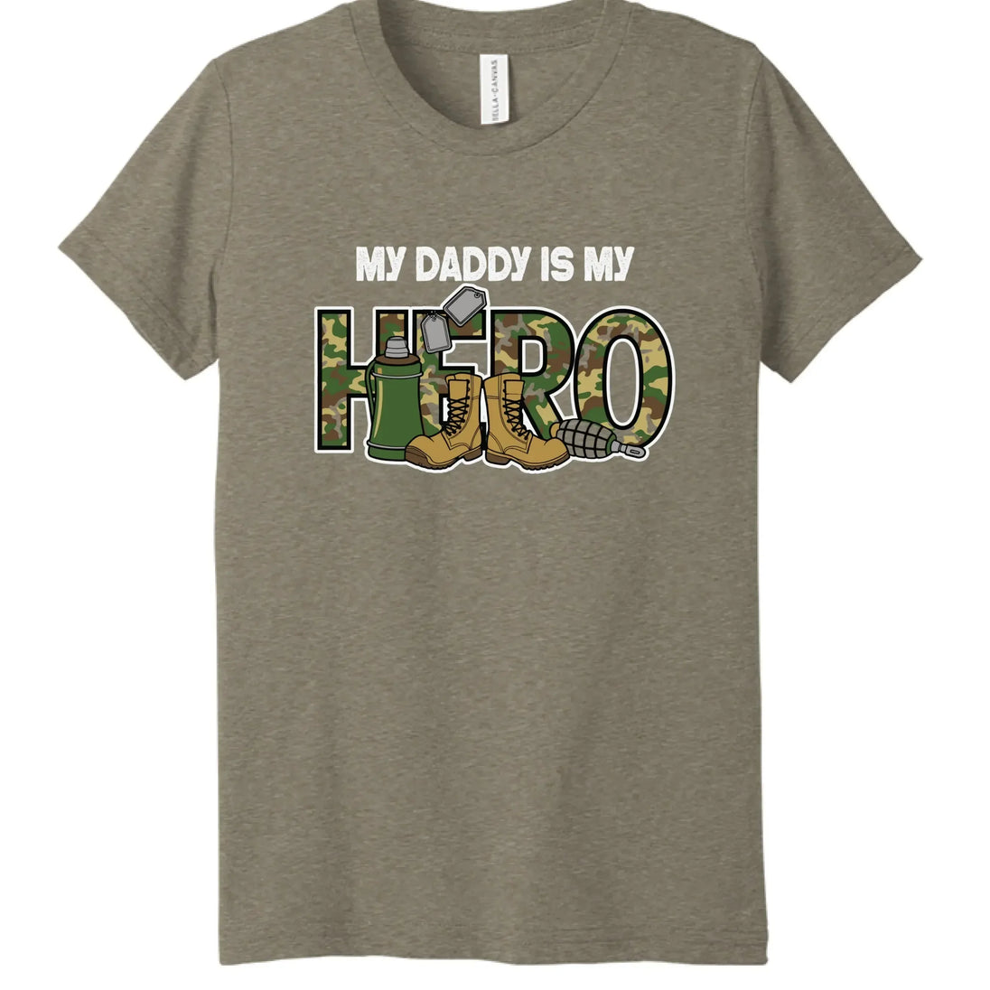 My Daddy Is My Hero Military T-Shirt - Faith Forged Designs