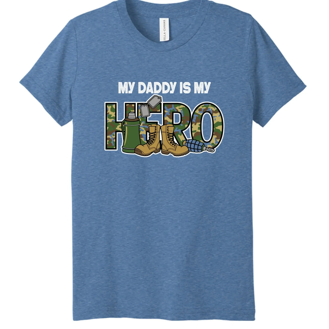 My Daddy Is My Hero Military T-Shirt - Faith Forged Designs
