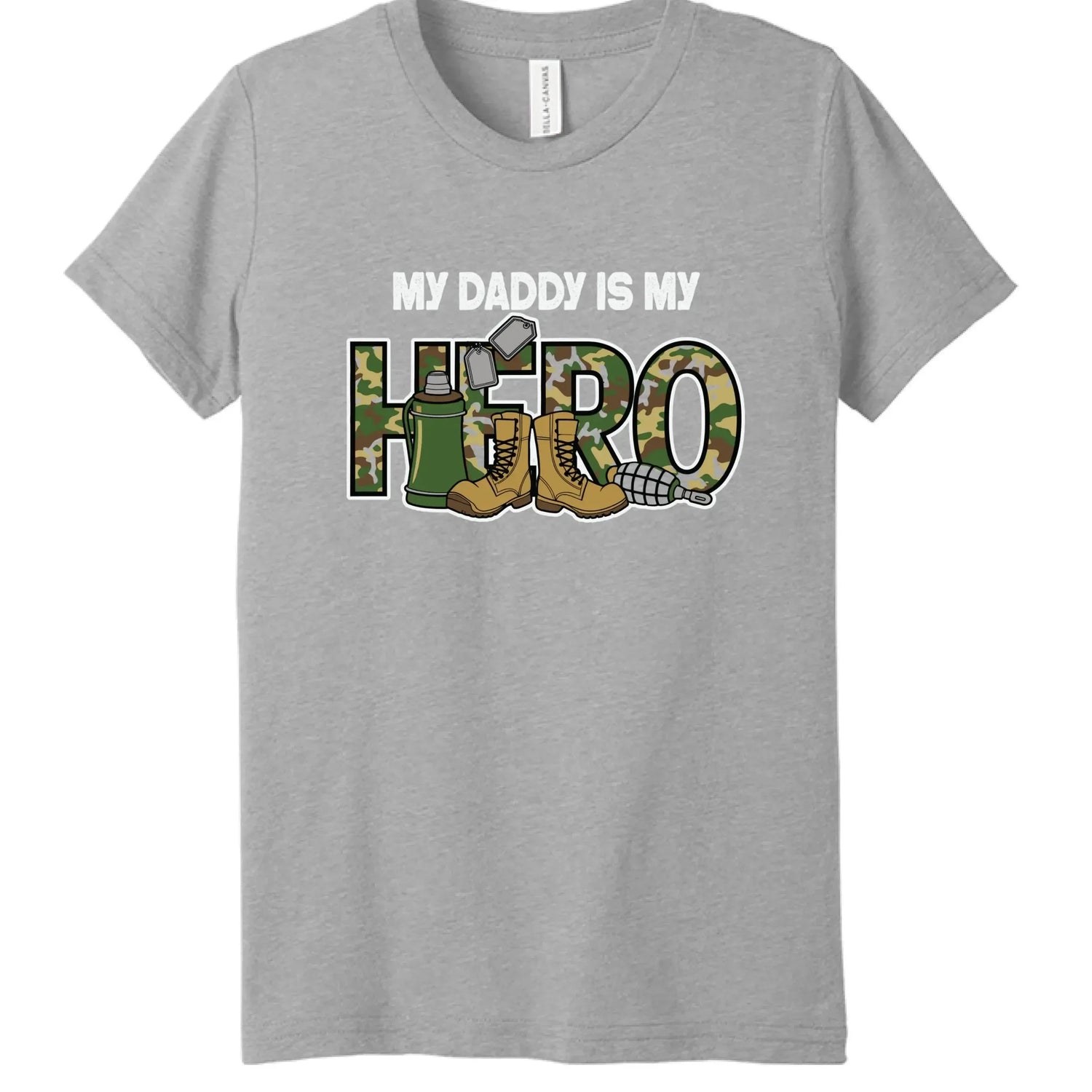 My Daddy Is My Hero Military T-Shirt - Faith Forged Designs