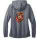 Faith Family Freedom Hoodie - Christian Cross & American Flag Heart Design - Faith Forged Designs