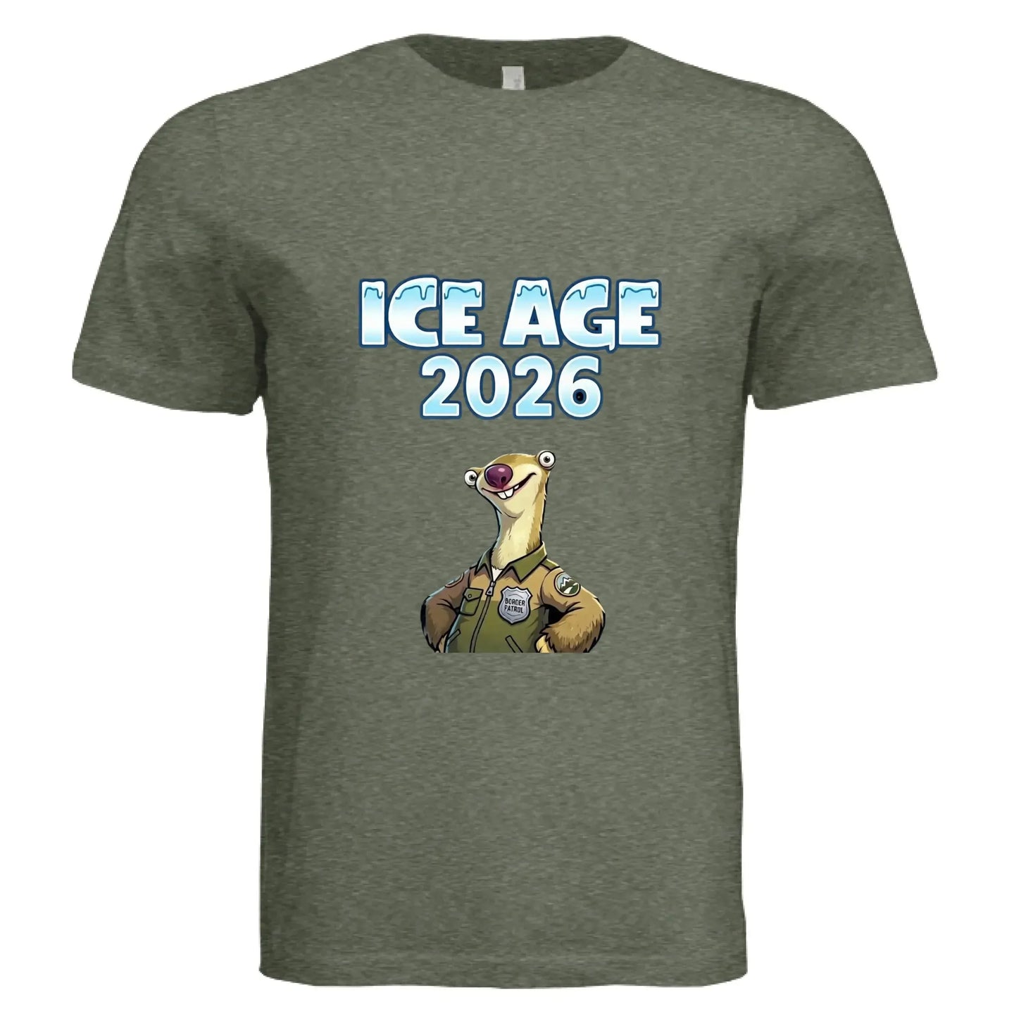 ICE AGE 2026 Sid Border Patrol T-Shirt - Faith Forged Designs