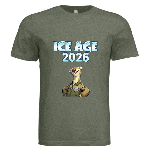 ICE AGE 2026 Sid Border Patrol T-Shirt - Faith Forged Designs