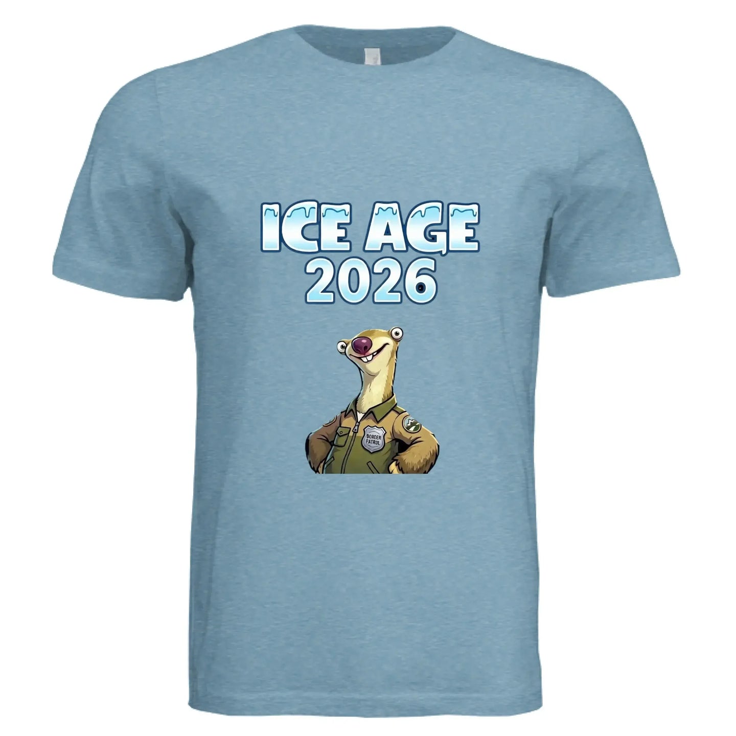 ICE AGE 2026 Sid Border Patrol T-Shirt - Faith Forged Designs
