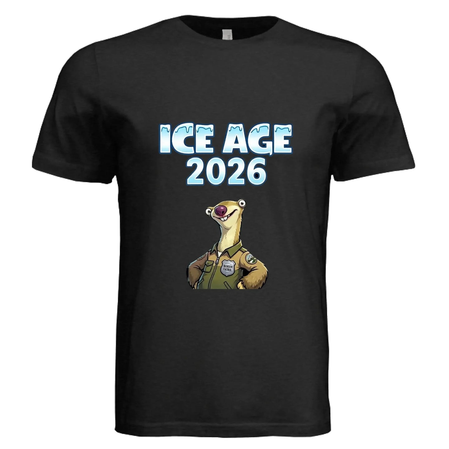 ICE AGE 2026 Sid Border Patrol T-Shirt - Faith Forged Designs