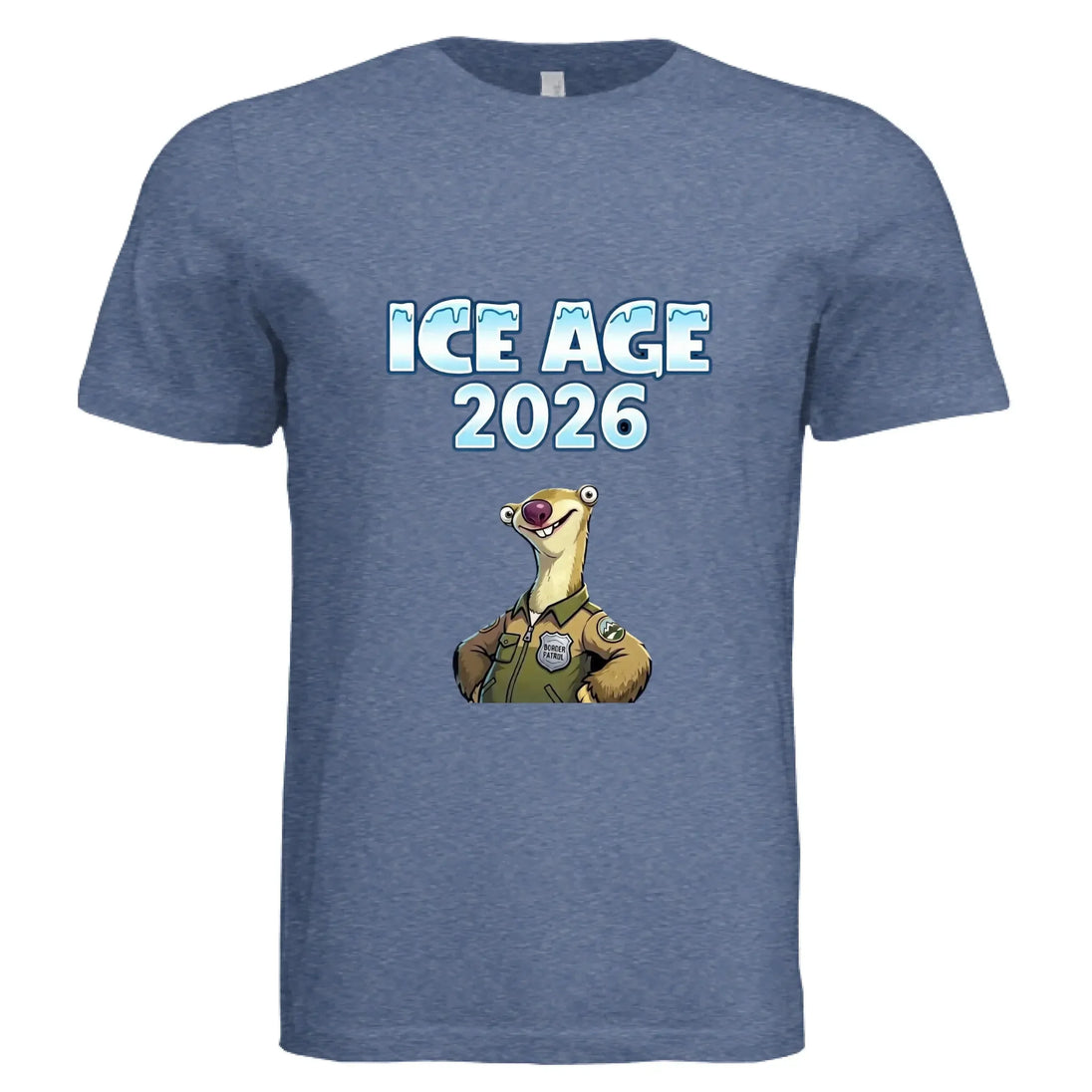 ICE AGE 2026 Sid Border Patrol T-Shirt - Faith Forged Designs