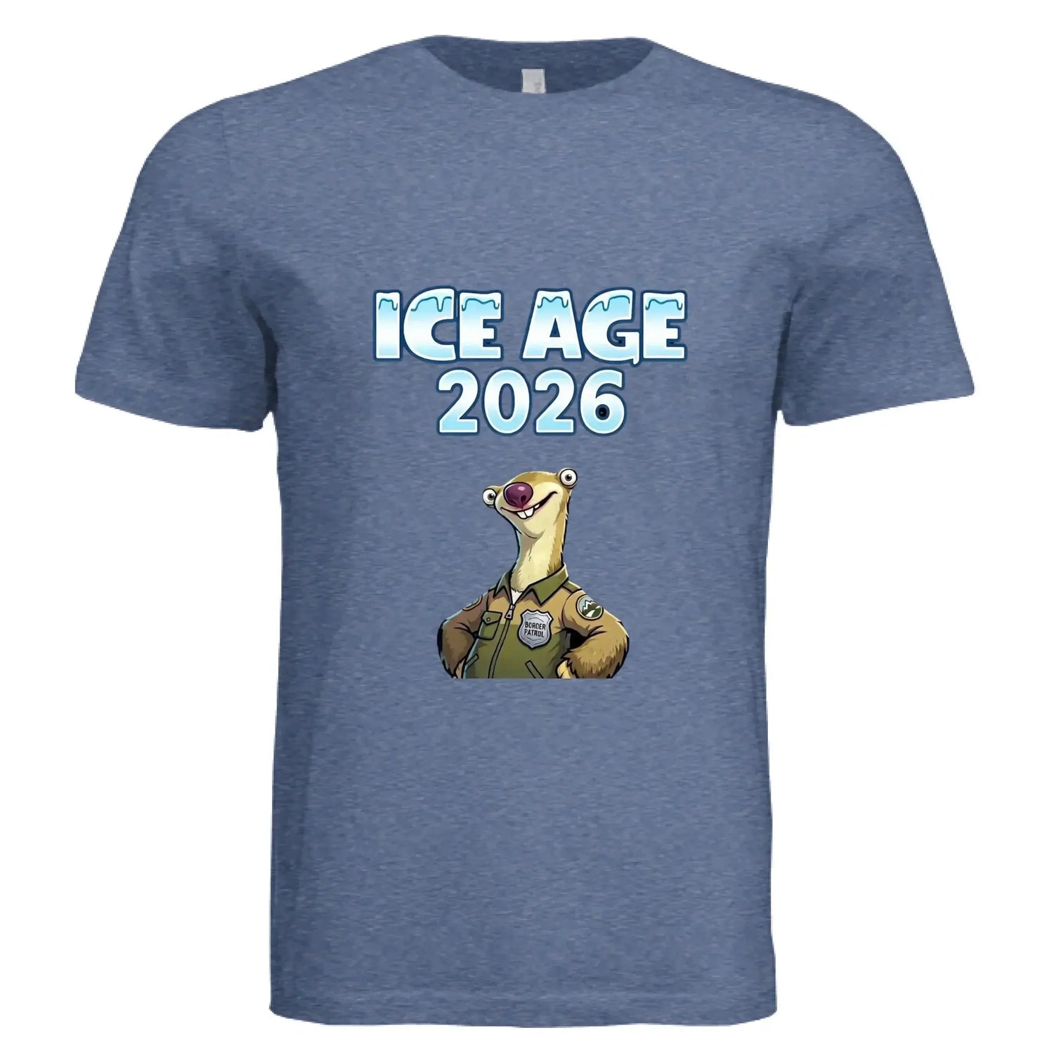 ICE AGE 2026 Sid Border Patrol T-Shirt - Faith Forged Designs