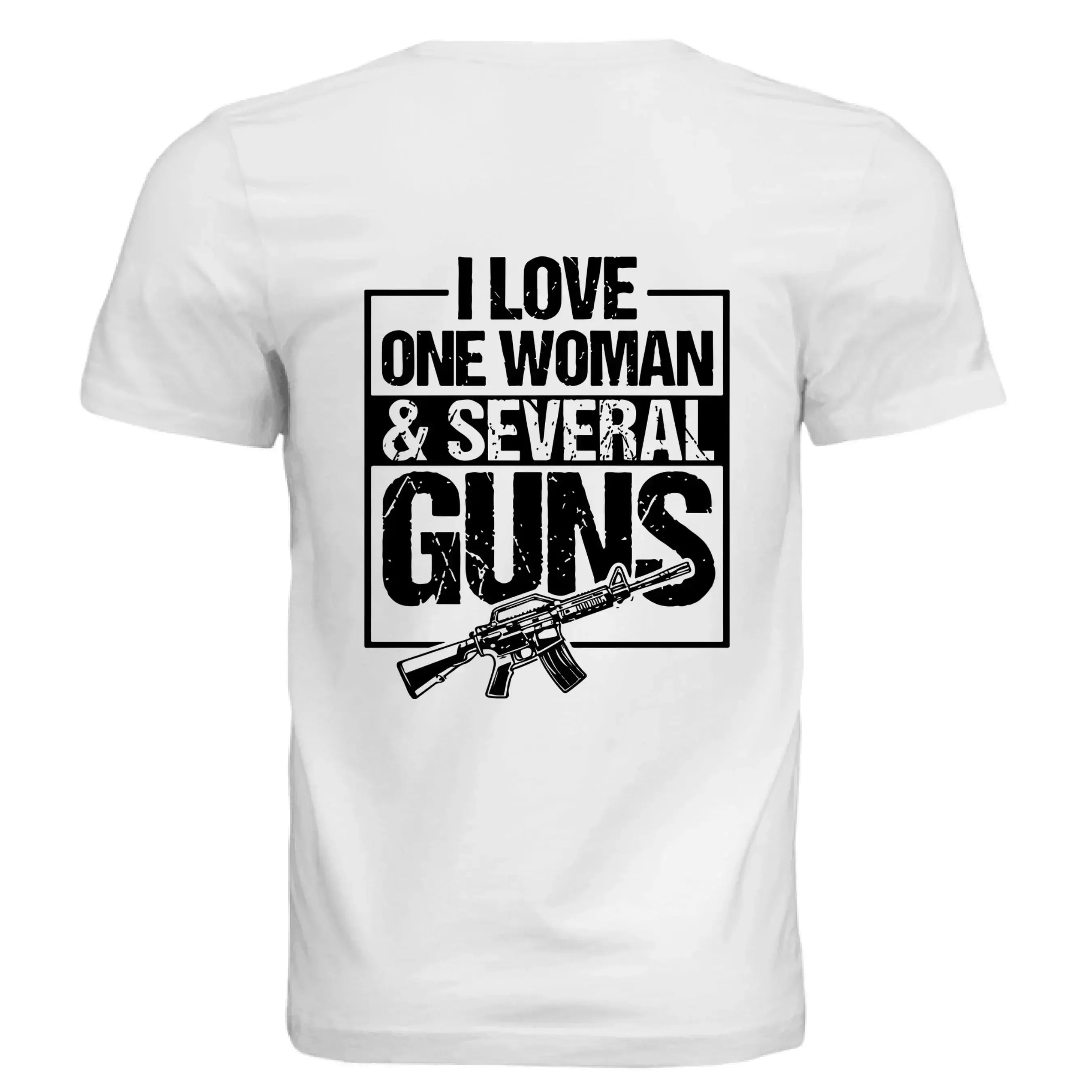 One Woman Several Guns Tee - Funny Gun Lover Shirt - Faith Forged Designs