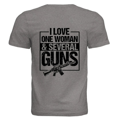 One Woman Several Guns Tee - Funny Gun Lover Shirt - Faith Forged Designs