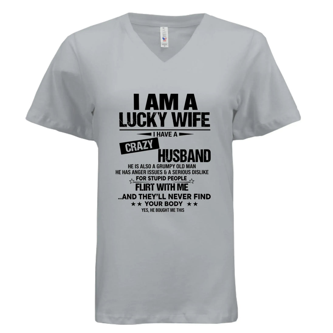 Flirt With Me & They'll Never Find Your Body-Wife Tee - Faith Forged Designs