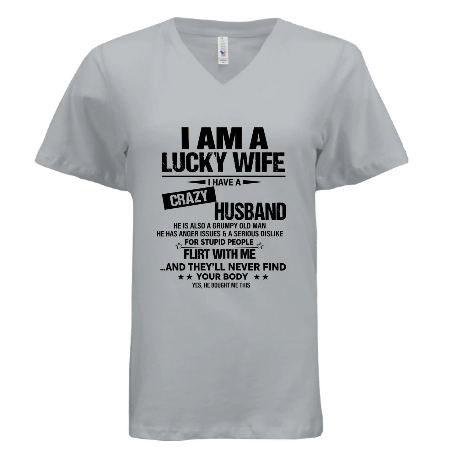 Flirt With Me & They'll Never Find Your Body-Wife Tee - Faith Forged Designs