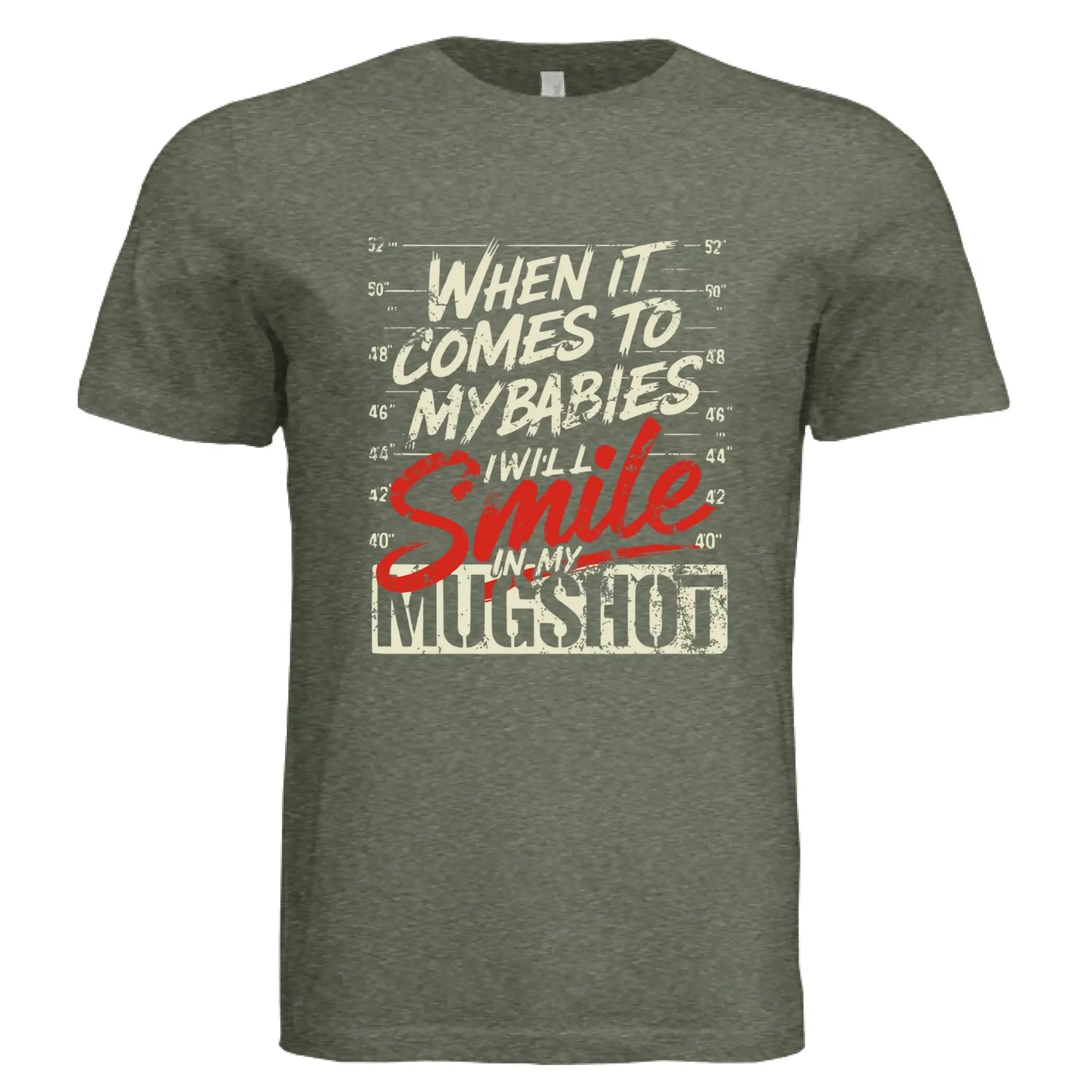 Funny Protective Parent Mugshot T-Shirt - Faith Forged Designs