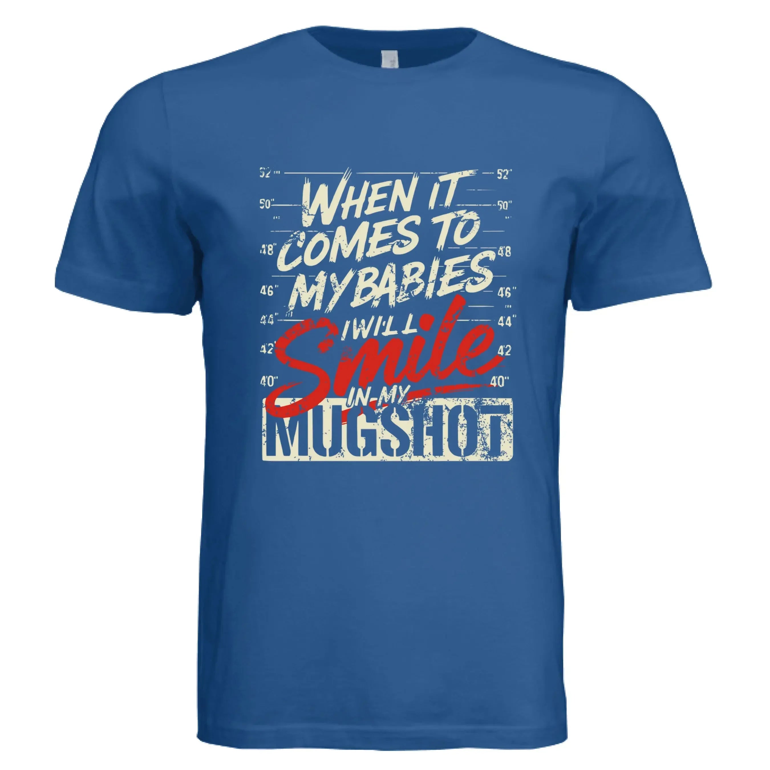 Funny Protective Parent Mugshot T-Shirt - Faith Forged Designs