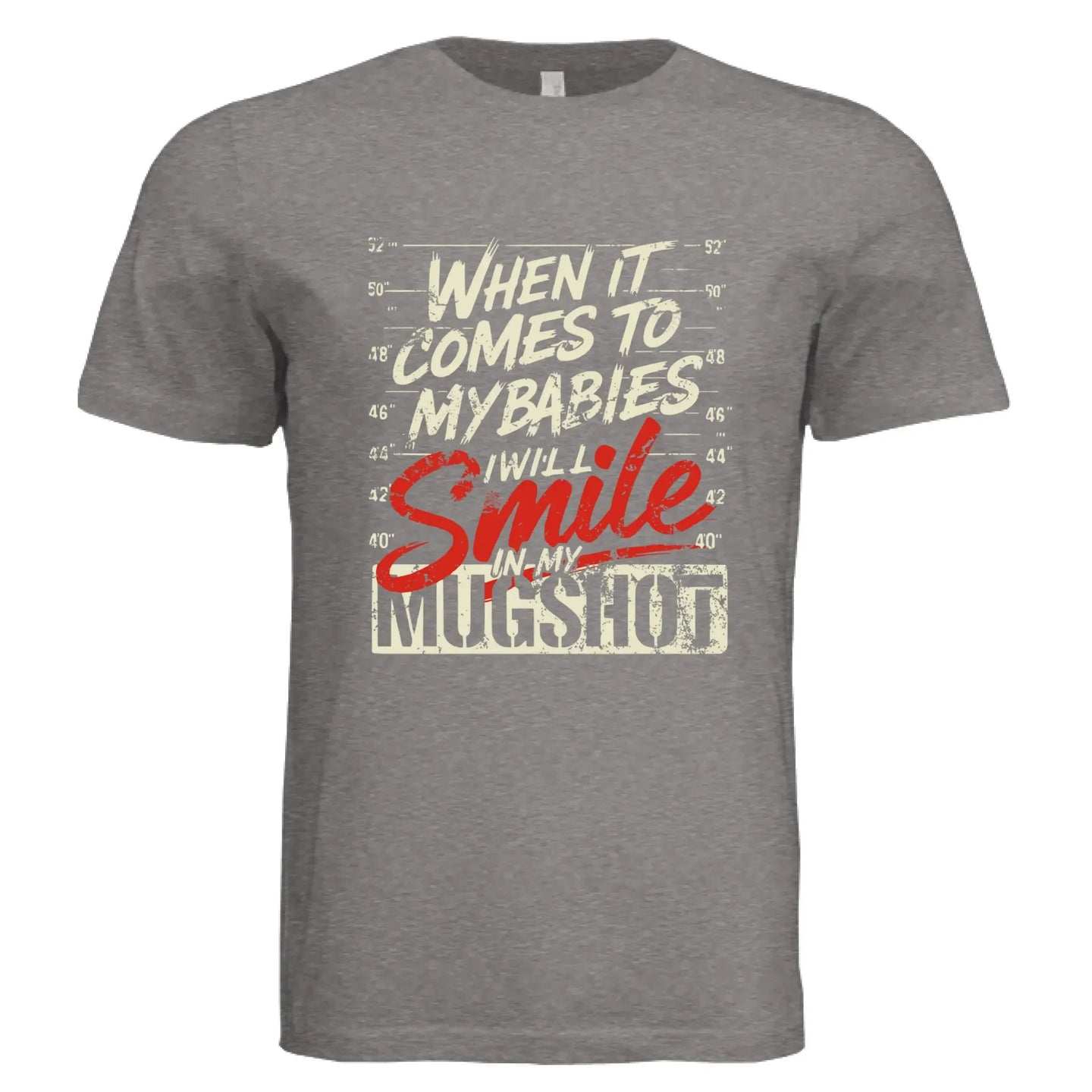 Funny Protective Parent Mugshot T-Shirt - Faith Forged Designs