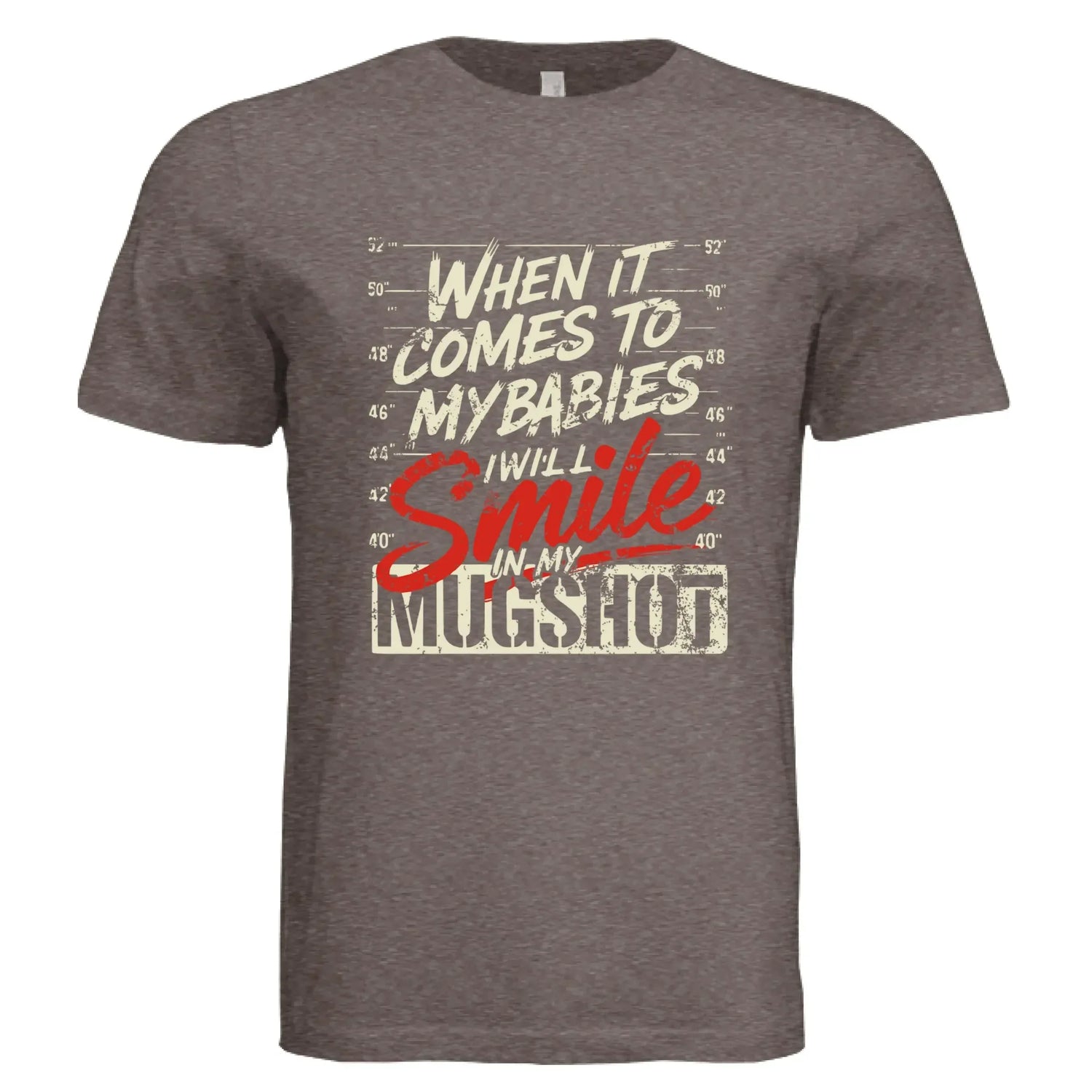 Funny Protective Parent Mugshot T-Shirt - Faith Forged Designs