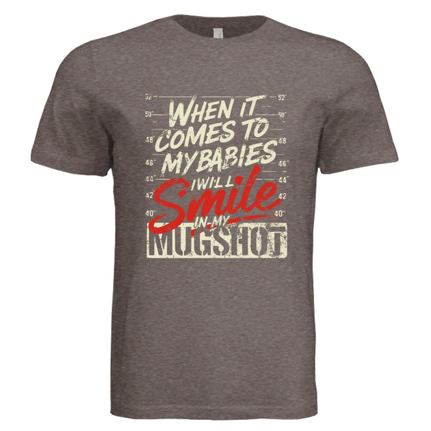 Funny Protective Parent Mugshot T-Shirt - Faith Forged Designs