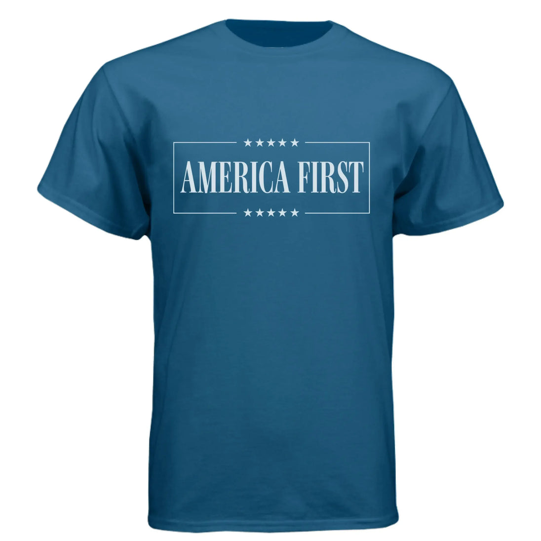 America First T-Shirt - Patriotic USA Pride Tee - Faith Forged Designs