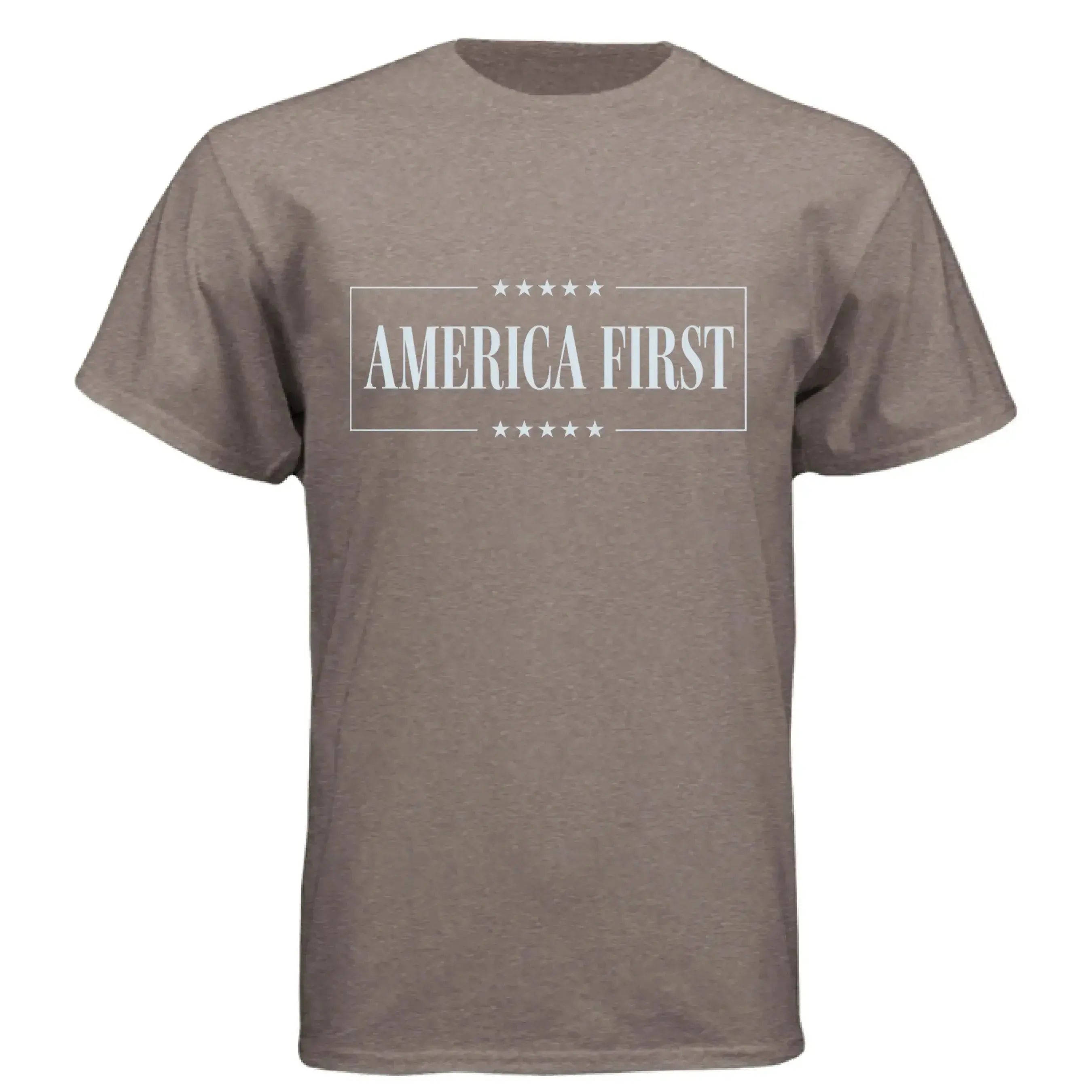 America First T-Shirt - Patriotic USA Pride Tee - Faith Forged Designs