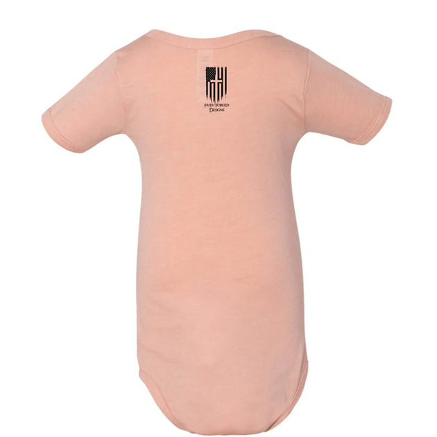 All Because Two People Said "Screw It!" Baby Onesie - Faith Forged Designs